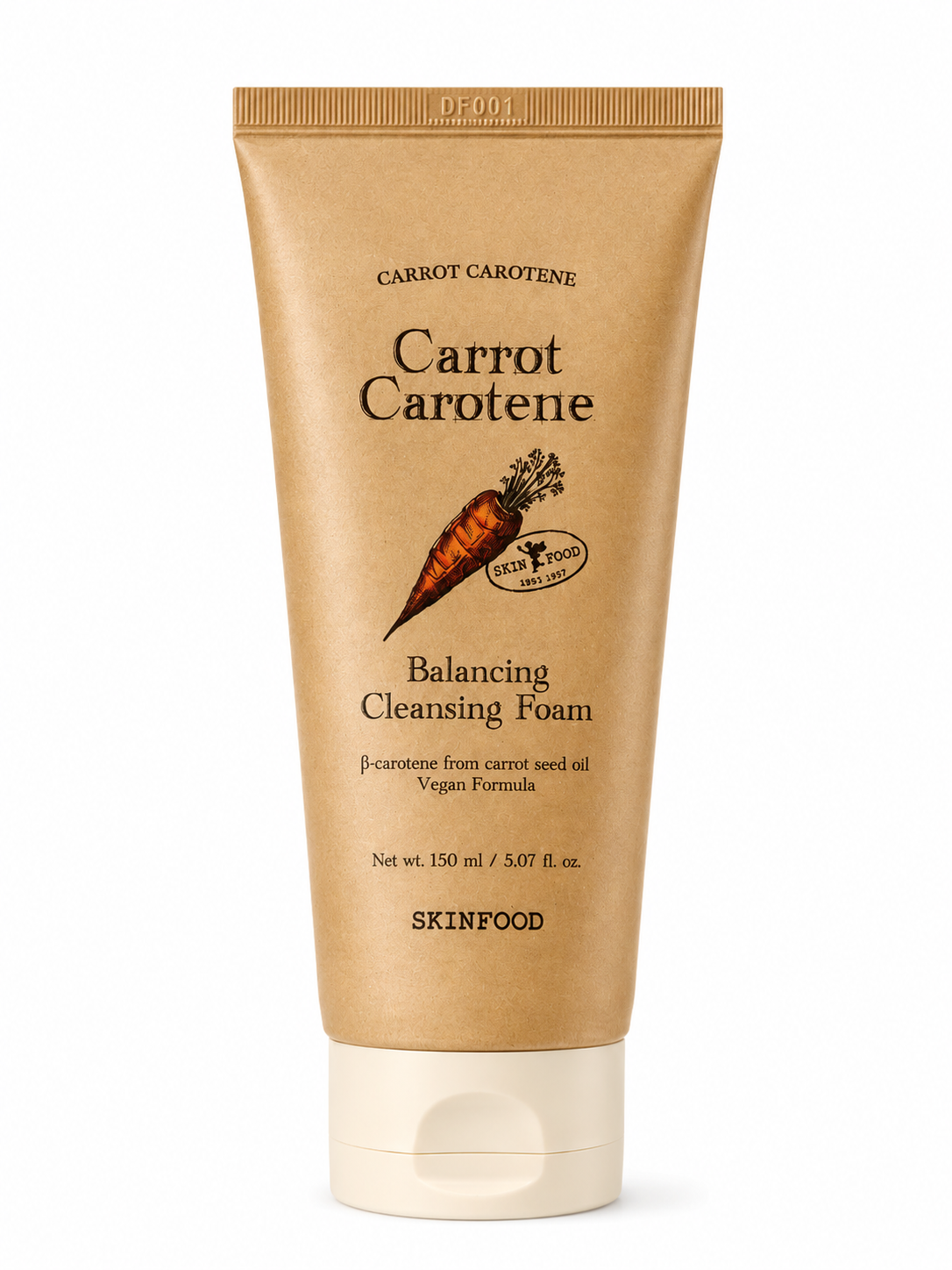 SKINFOOD – Mousse nettoyante équilibrante au carotène de carotte – 150 ml